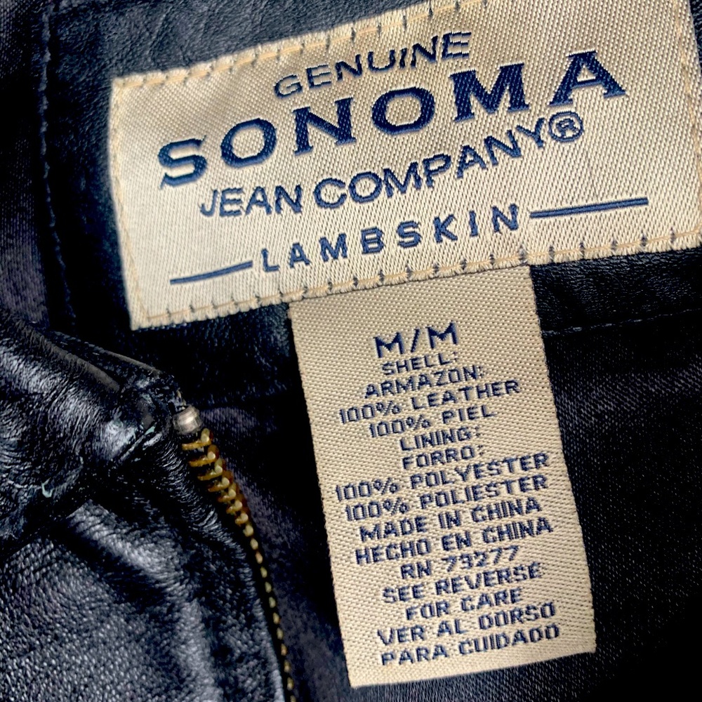 Sonoma lamb skin jacket